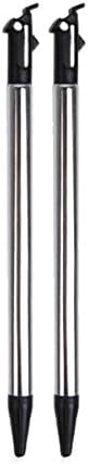 2x Metal Stylus Touch Screen Pen for New for Nintendo 3DS LL/XL Console - High Precision, Extendable Design, Durable Material