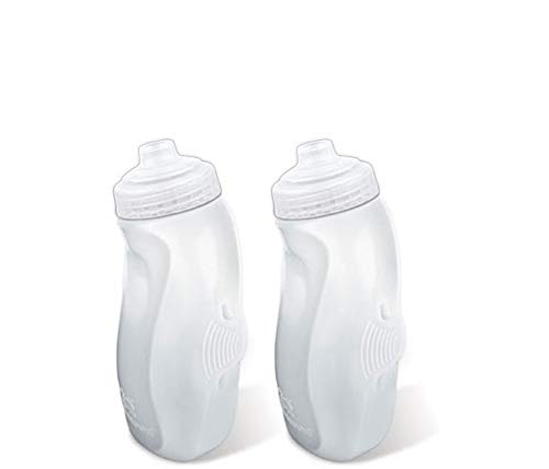 Amphipod RunLite Xtech 2 Pack of 10oz Clear Bottles with Jett-Squeeze Caps (888XJ-C1)