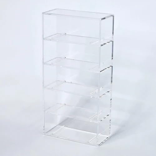 Image of 5 Layer Acrylic Storage case Clear Diecast Car Display Case for Scale Models - Dustproof Diecast Storage Organizer. (Pack of of 1)