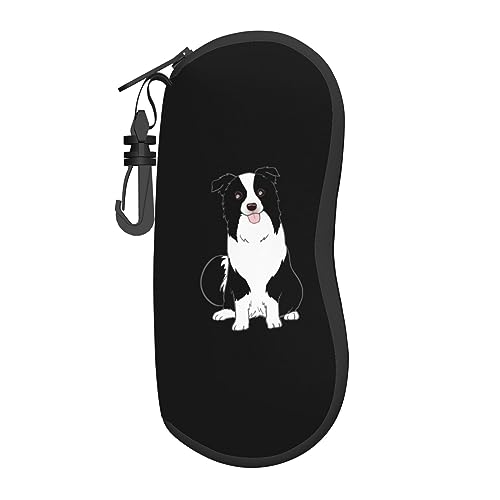 ボーダーコリー 眼鏡ケース おしゃれ メガネケース 擦り傷防止 コンパクト 軽量 かわいい メガネ収納ケース 男女兼用 アニメ グッズ キャラクター 人気 プレゼント