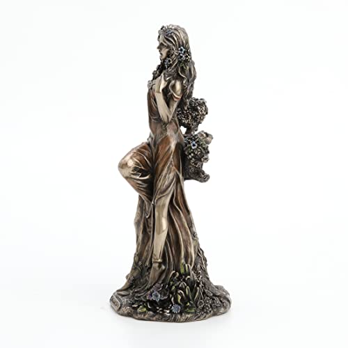 Estatua Veronese Design Blodeuwedd diosa Celta de Primavera y Flores miniatura 4