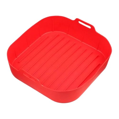 Air Fryer Liners - Basket Inserts, Reusable Silicone Mat for Appliance Use, Protective Sheet with Oil Removal Capacity, Kitchen Supplies, Cooking Pads for Vegetable Dishes, Snack Preparation and Home