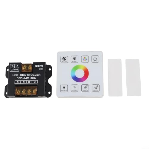 Controlador LED CC para ambiente de hogar con panel táctil y mando a distancia RF 2
