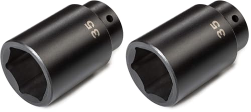 Image of TEKTON 1 /2 Inch Drive x 35 mm Deep 6-Point Impact Socket | SID23135 (Pack of 2)