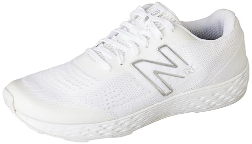 Image of New Balance Mens 520 Running Shoes, White Silver, 8 UK