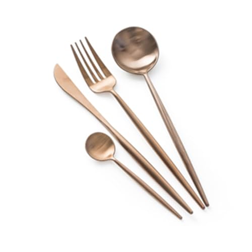 VERDANVERSE Cuchara de Café de Acero Inoxidable Acabado Pulido Fino, Mini Cuchara Redonda Fácil de Limpiar Adecuado para Crema y Azúcar en Bistró y Hotel