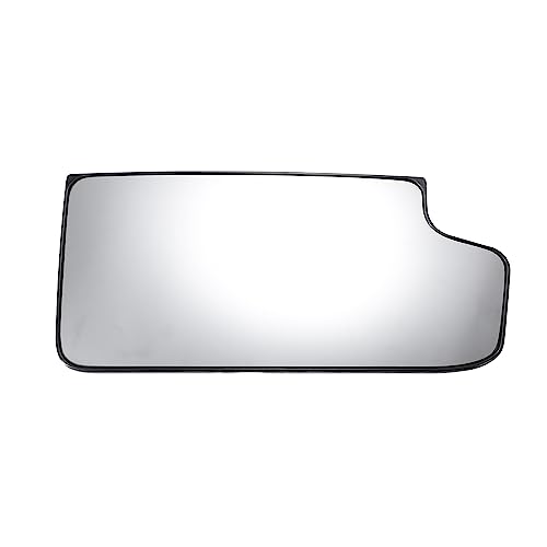 X AUTOHAUX Passenger Right Side Tow Mirror Glass Truck Rearview Mirror Glass Lower Heated Exterior Mirror Replacement for Chevy Silverado 1500 3500 for GMC Sierra 2500 3500 14-17 23444113