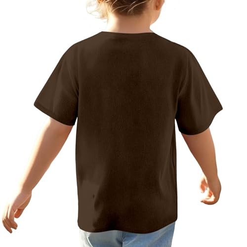 Girls Boys 4th of July Patriotic T-Shirt Short Sleeve American Flag Tees Cute Crewneck Tops Teen Kids Toddler Trendy Tops4