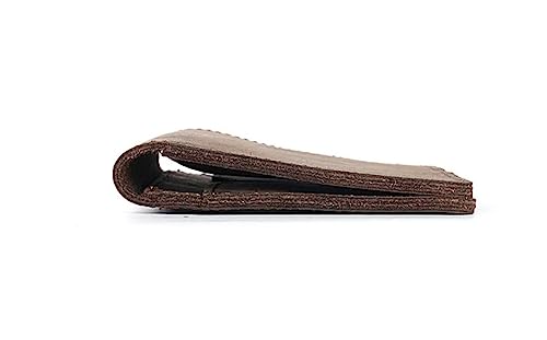 Protège-passeport marron compact pour éviter de perdre vos cartes