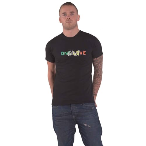 Bob Marley One Love t-shirt portrait noir en taille XXL de Rock Off