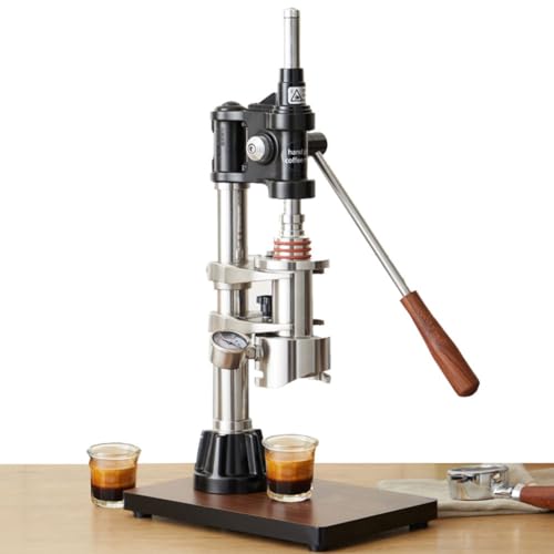 Macchina per caffè espresso manuale, 16 bar, con manometro, per esterni, casa, caffè, caffè espresso e cappuccino