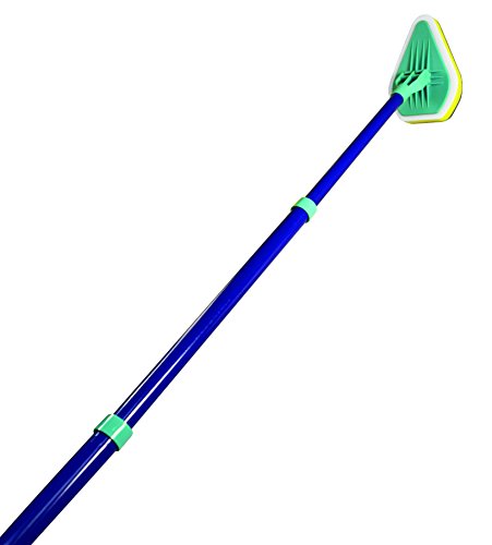 Clean Reach Deluxe Power Scrubber Bathtub Cleaner and Kitchen Brush with Metal Handle