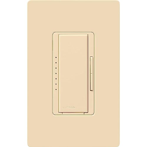 Image of Lutron Maestro Dimmer Switch LED+ Digital Dimmer Kit for Dimmable LED, Halogen, and Incandescent Bulbs, 150-Watt, Multi-Location, MACL-153M-RHW-IV, Ivory