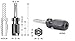 Amana Tool CNC Extension Adapter for 1/4 Inch Shank Router Bits, 47642, 5/8 Dia, ¼ Sh, 2-5/8 Length, D1 ¼, L1 15/16, L2 1-3/16, L3 ¼ Inch