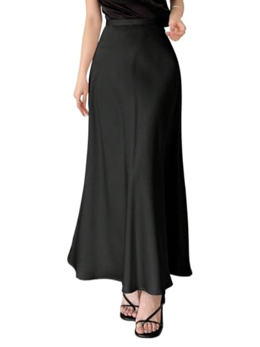 Women's Trendy Beach Skirts Women Elegant Solid Color Skirt Summer