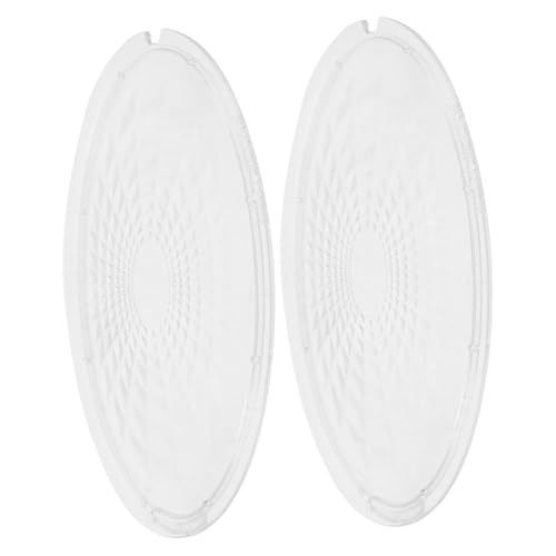 jojofuny Range Hood Light Lens Covers and Lampshades Replacement, Kitchen Cooker Hood Light Cover Protector Plate for Indoor Vent Accessories,