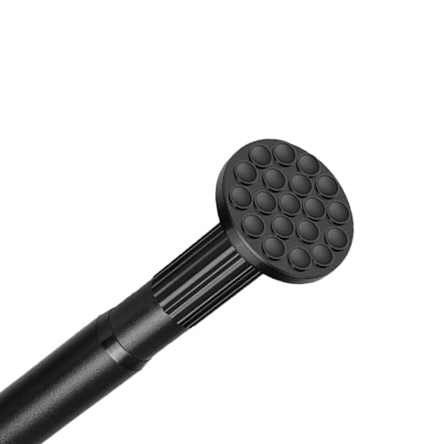 Tringle à rideau de douche robuste en acier inoxydable finition chrome brillant