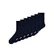 NAME IT Unisex Baby NKNSOCK 7P SOLID NOOS Socken, Dark Sapphire, 19/21 EU
