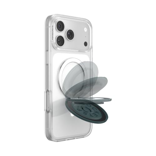 Image of PopSockets Kick-Out Grip for MagSafe, Adjustable Kickstand for Portrait or Landscape, Magnetic Stand, Green - Green