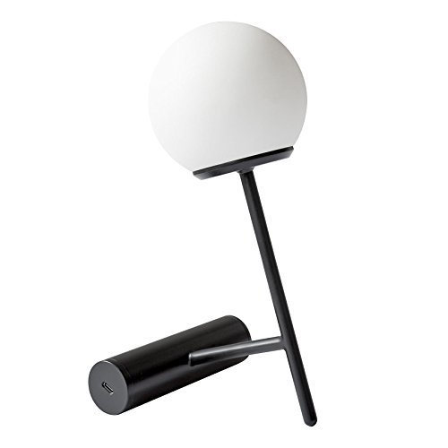 Preisvergleich Produktbild Menu Phare LED Tischleuchte mit Akku, schwarz BxHxT 13x23x13,5cm