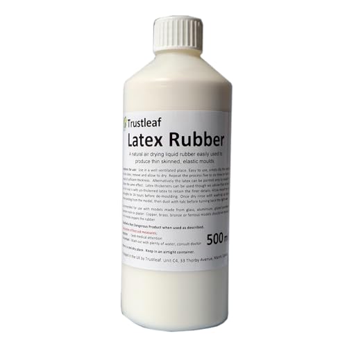 Trustleaf Goma de inmersión de látex líquido de 500 ml para hacer moldes, fundición, SFX (500 ml)