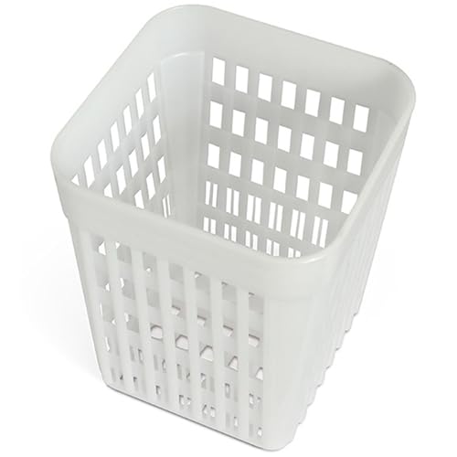 Canasta de lavavajillas, cesta de cubiertas de lavavajillas, cesta de utensilios de lavavajillas de 5x4x3 3 pulgadas, cesta de cubiertas de lavaplatos lisas y resistentes sin tóxicos y resistentes