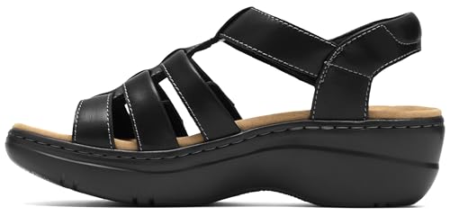 Clarks Clarks Womens Merliah 2 Ruby Black Leather 9 Medium