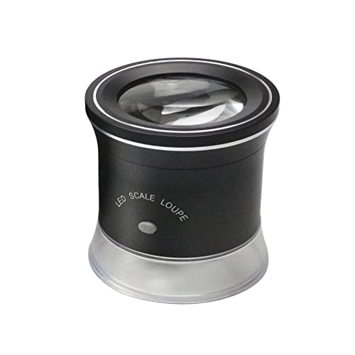 Loupe à échelle LED 30X parfaite pour analyser vos collections de timbres et de monnaies anciennes