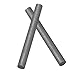 Industry graphite stir rod and skimmer 5Pcs Black Color 99.9% Graphite Elect Cy r Rod Length 100mm Diameter 10mm 13 * 8 * 5