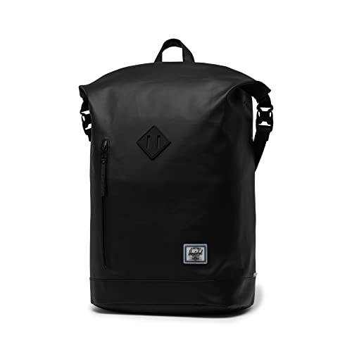 Herschel Roll Top Backpack, Black, One Size3