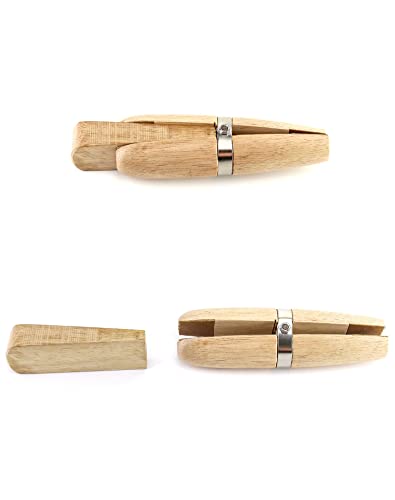 Abrazadera de anillo de madera para herramientas de joyería y reparación de grabado 6