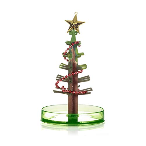 2 STÜCKE Papierbaum Ma-gic Baum Spielzeug Junge Mädchen Neuheit Weihnachtsbaum Geschenk Ma-gic Geschenk Heimdekoration Glaskugeln Weihnachtsschmuck (Mehrfarbig, 10ml)