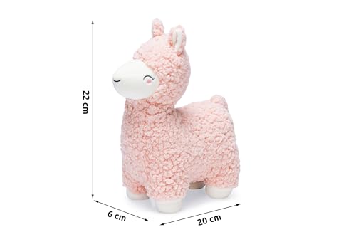 Karlie Alpaka Fuzzy, Hundespielzeug, Plüsch, Rosa, 20x6x22 cm