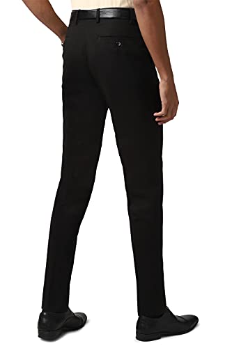 Image of Peter England Men Regular Fit Trouserss(PTF1041601338 Brown 38)