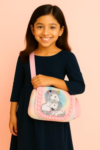 Image of Beautiful Sling Bag for Girls Kids Unicorn Bag for Girls Crossbody Bag Bags for Kids Girl