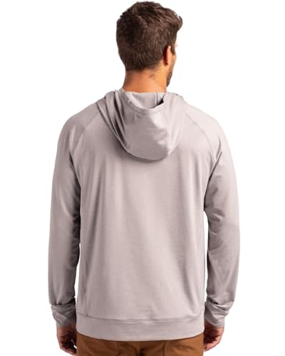 Cutter & Buck Adapt Knit Recycled Mens Heathered Hooded Pullover2