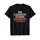 Cannon Name Cannon Personalized Name First Given Tシャツ