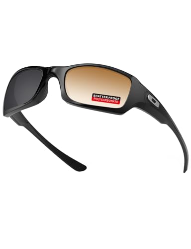 Image of PRO+ Polycarbonate Replacement Lenses & Nose Pads for Oakley Fives Squared(4+1) OO9238 Sunglasses