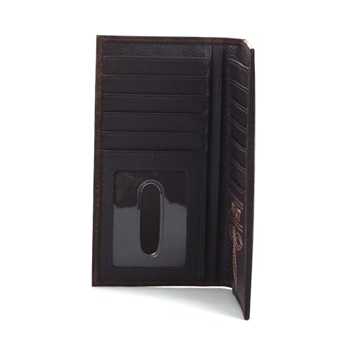 ARIAT Men's Rodeo Wallet Logo Mexico, Brown Rowdy3