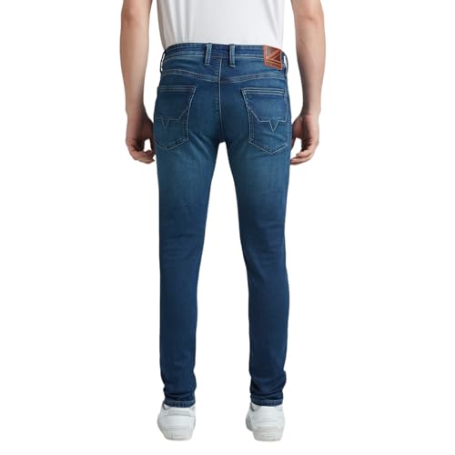 Image of Pepe Jeans Men's Regular Fit Jeans | Mid Rise | Chinox | Jeans for Man