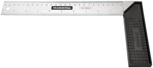 Tramontina 43170010, Esquadro 25Cm
