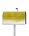 Magnetic Mailbox Cover Watercolor Yellow and White Gradient Standard Size Removable Post Letter Box Cover Waterproof Garden Yard Outdoor Decoration