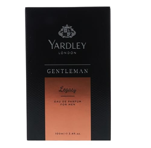 NC 3.4 oz Eau De Parfum Spray Cologne for Men Yardley Gentleman Legacy Eau De Parfum Spray By Yardley London &Value for money&