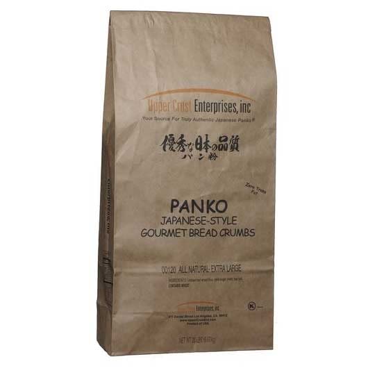 Upper Crust Enterprises All Natural Extra Large Toasted Panko Grind Japanese Breadcrumbs, 20 Pound - 1 each.