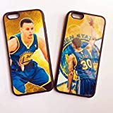 Lanyard Home 2 Pcs Pack iPhone 6 and 6S Curry Case,Premium TPU Quality 3-Point Shooter Curry Cover. Shockproof Resistant Case for iPhone 6 and 6S Case 4.7 Inch. (Golden Yellow/Black)