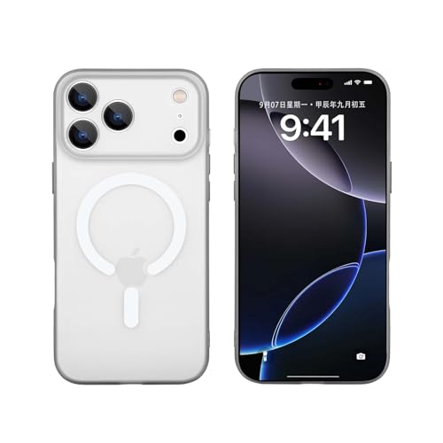Coque iPhone 17 Pro Max blanche silicone rigide mat pour le quotidien