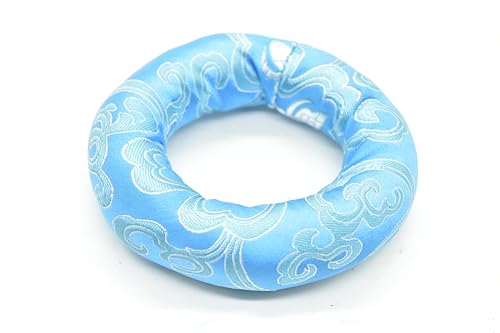 4 inch Skyblue Colors Silk Ring Cushion Best for Bowl size 3