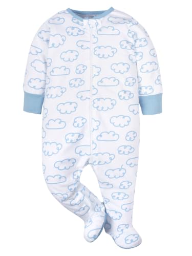 Image of ONESIES Brand Baby Boys Sleepers 4-Pack Footies and Toddler Set