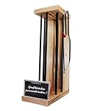 🎁 Der Beschenkte muss erst mal mit der im Lieferumfang enthaltenen Säge die Stäbe zersägen, um an den Inhalt zu gelangen, oder als bleibende Erinnerung Eyecatcher im Wohnzimmer oder Bar platzieren