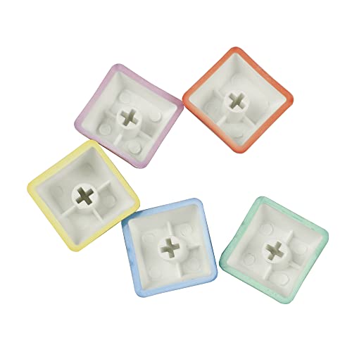 Image of OEM Proifile Pacman Five Dye PAC PBT Key caps Custom Sublimation keycaps for MX Mechanical Gaming Keyboard (OEM Pacman 5 Keys)